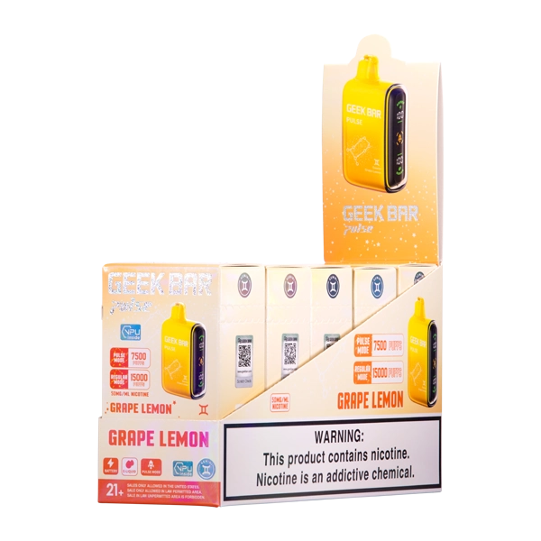 Grape Lemon Geek Bar Pulse