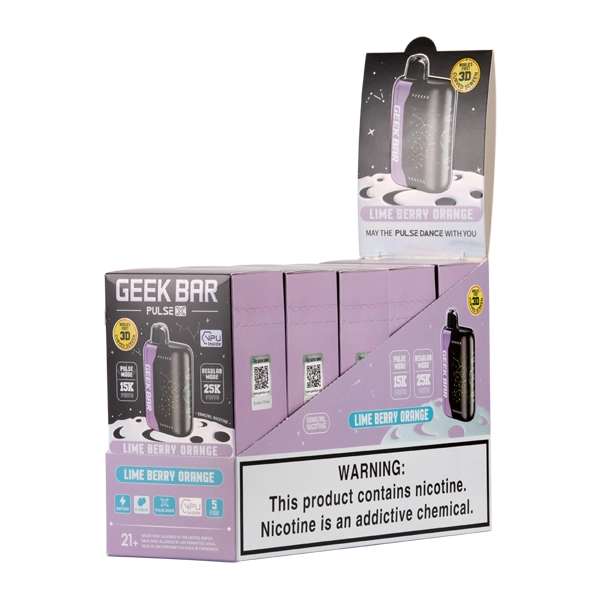 Lime Berry Orange Geek Bar Pulse X 25k